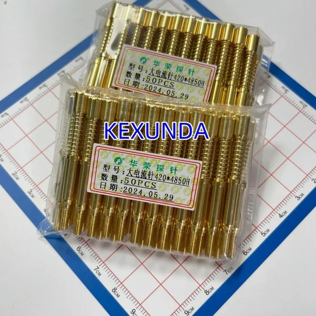 Main image of 420*4820H 15A High current probe HRS420H Fine teeth 16 teeth 1000g current probe thread Current needle 420*4820H 15A