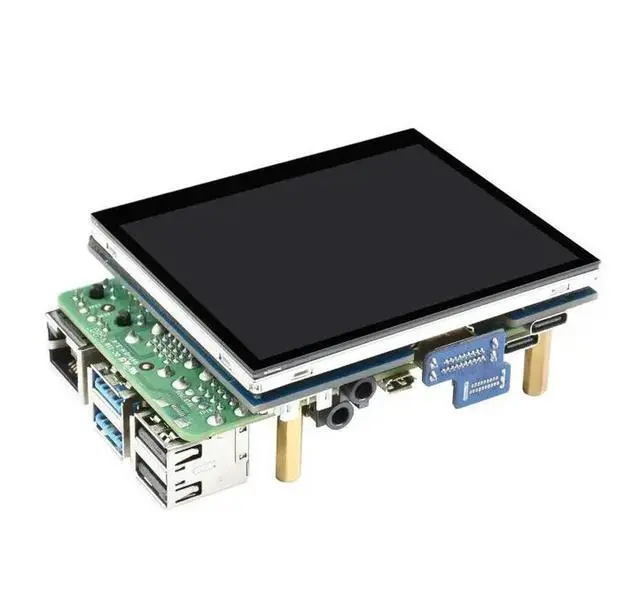 Alt view image 2 of 3 - Waveshare 3.5inch HDMI Capacitive Touch IPS LCD Display (E), 640×480, Audio jack