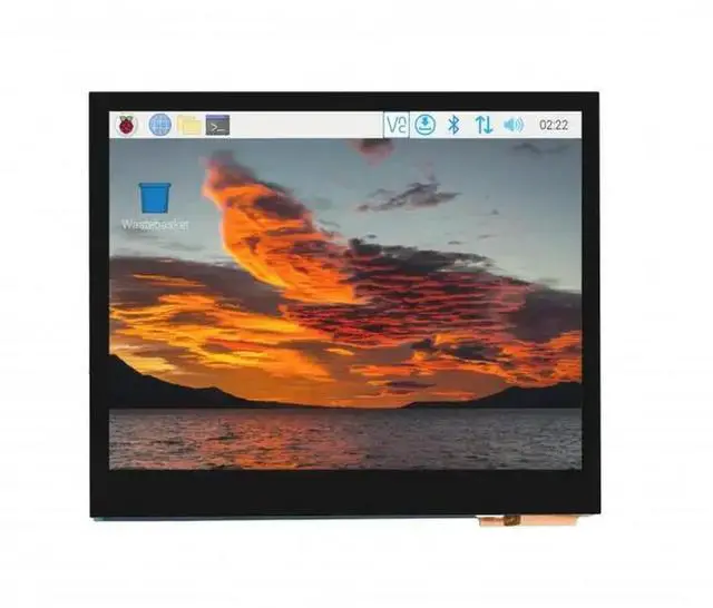 Main image of Waveshare 3.5inch HDMI Capacitive Touch IPS LCD Display (E), 640×480, Audio jack