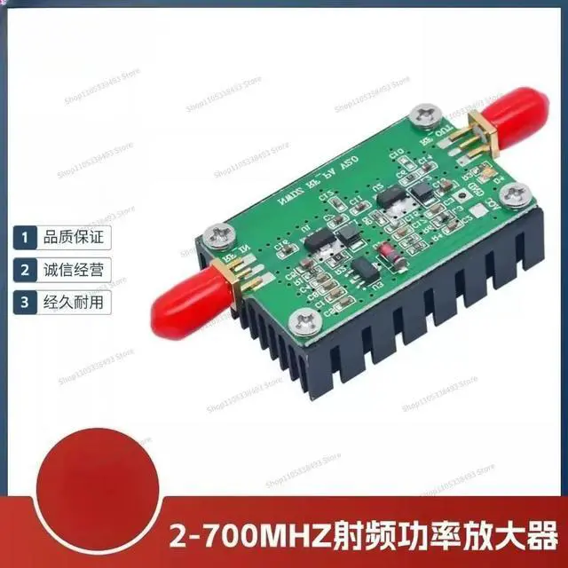 Alt view image 2 of 3 - For 2-700M 3W HF FM VHF UHF FM Transmitter, Wideband RF Amplifier, Short Wave Amplifier