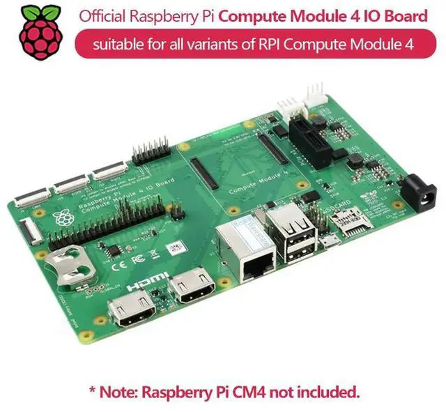 Alt view image 2 of 3 - Official Raspberry Pi Compute Module 4 IO Board, suitable for all variants of Raspberry Pi Compute Module 4