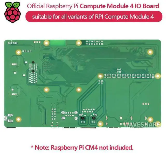 Alt view image 3 of 3 - Official Raspberry Pi Compute Module 4 IO Board, suitable for all variants of Raspberry Pi Compute Module 4