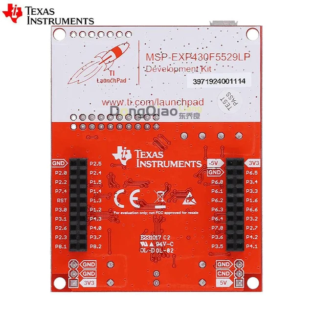 Alt view image 3 of 3 - MSP-EXP430F5529LP Development Board: MSP430F5529 LaunchPad with Simulation