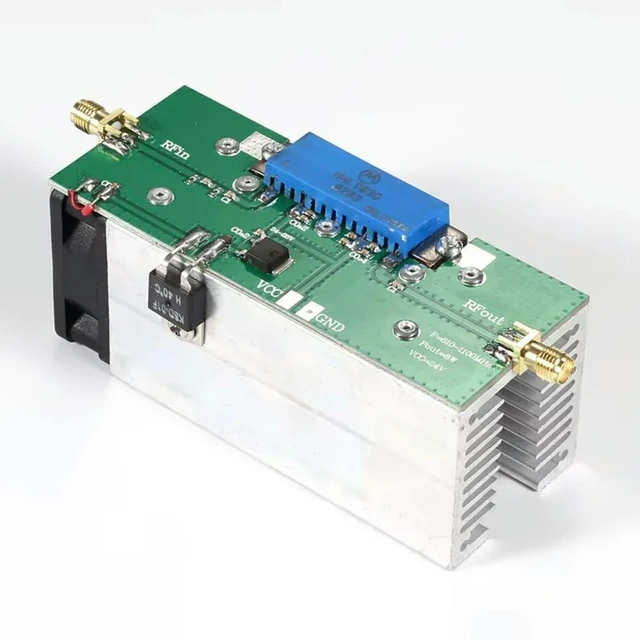 Alt view image 2 of 3 - High-Gain 30dB 8W Output RF Power Amplifier 600-1100MHz Bandwidth HT-60791