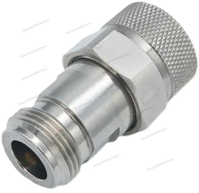 Alt view image 2 of 3 - For N Rotation N Female DC-18GHz N/N-JK RF Microwave, Coaxial Adapter Stainless Steel Material N/N-MF