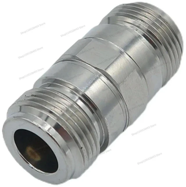Alt view image 2 of 3 - For N Female To N Female DC-18GHz N/N-KK RF Microwave, Coaxial Adapter Stainless Steel Material N/N-FF