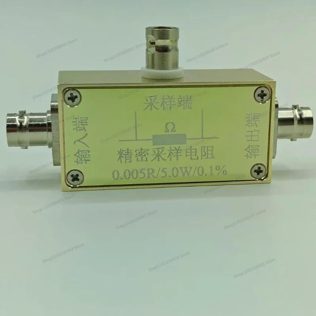 Alt view image 2 of 3 - For Sampling Resistor, Voltage Divider Resistor Box, Shielding Shell, Interface BNC Supports Custom Resistance, Laser Marking