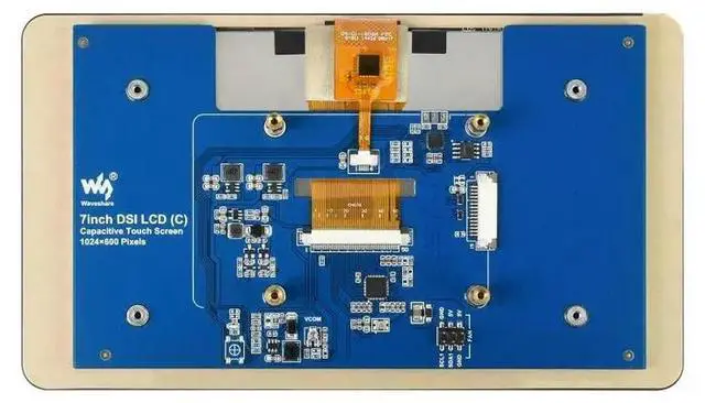Main image of Waveshare 7inch LCD (C) Capacitive Touch IPS Display for Raspberry Pi, DSI Interface, 1024×600