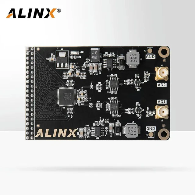 Alt view image 2 of 3 - ALINX Dual-Channel High-Speed AD Analog-to-Digital Signal Module FPGA Development Board Companion Module
