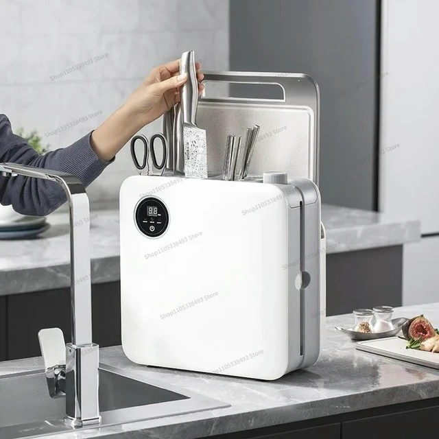 Alt view image 3 of 3 - For Knife Disinfection Machine, Can Store Knives, Chopsticks, Tableware, Drying Machine, Household Small Knife Holder