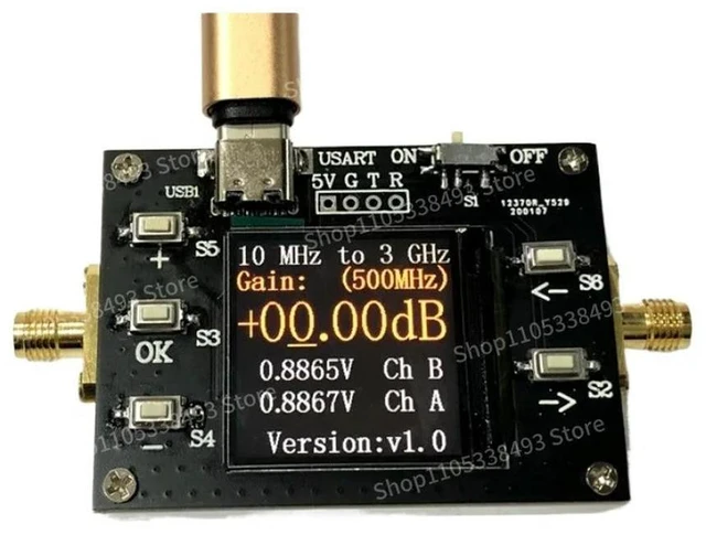 Main image of For 10M-3GHZ 120DB Large Dynamic Range Numerical Control Gain Amplifier 0.01DB Step RF Amplifier
