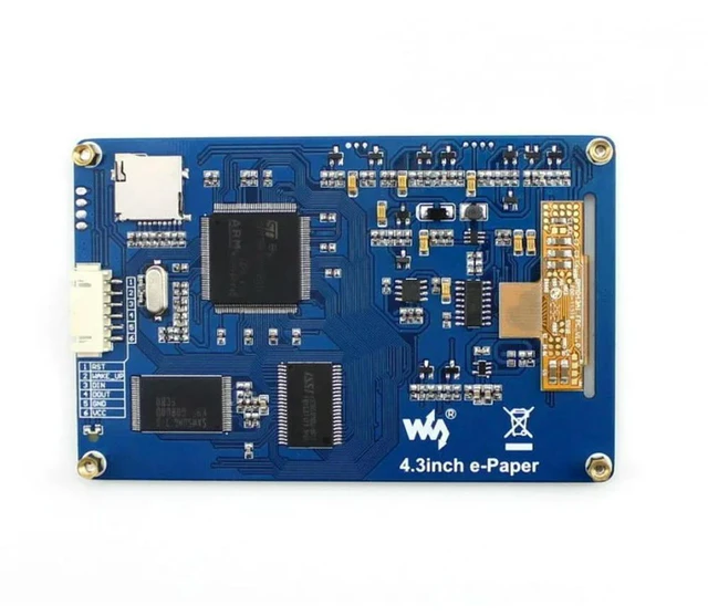 Alt view image 3 of 3 - 4.3inch e-Paper UART Module 800x600 Serial Interface Electronic Paper Display