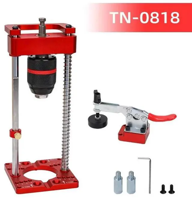 Main image of For Hand Drill Bracket Hand-held Bench Drill Bracket Drilling Machine Multifunctional Woodworking 35 Hinge Opening Positioner