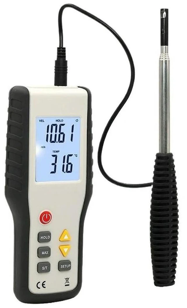 Main image of For HT9829 Thermal Anemometer, High Sensitive Anemometer, Wind Temperature and Air Measurement Breeze
