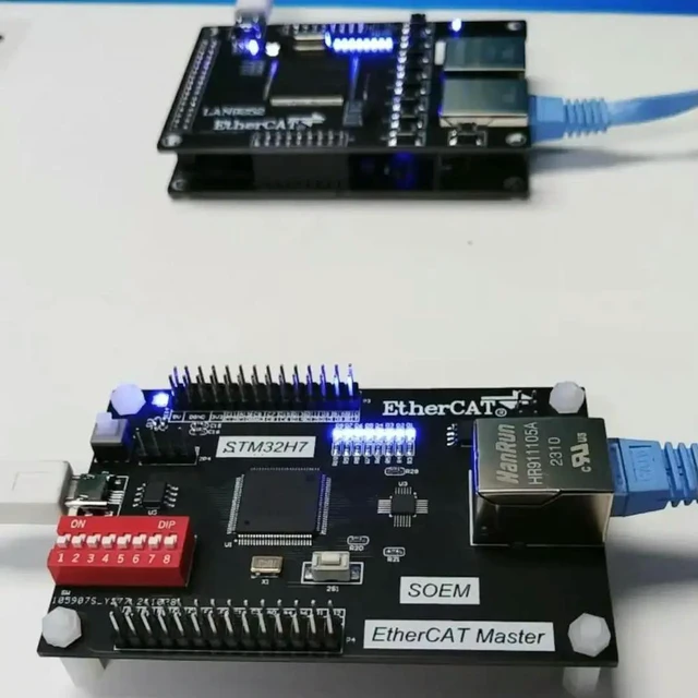 Alt view image 2 of 3 - SOEM EtherCAT Master Station STM32H743 Supports LAN9252 AX58100 ET1100 and Other Slave Stations