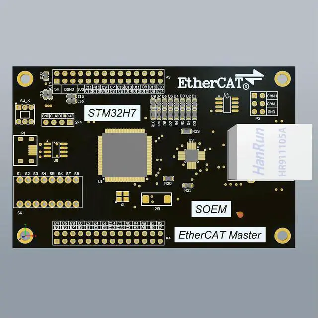 Alt view image 3 of 3 - SOEM EtherCAT Master Station STM32H743 Supports LAN9252 AX58100 ET1100 and Other Slave Stations