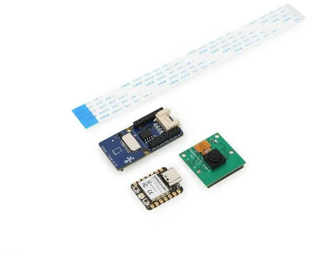 Main image of Grove Vision AI V2 Kit - (Includes) Optional Raspberry Pi OV5647 Camera Module, Seeed Studio XIAO; Arm Cortex-M55 & Ethos-U55
