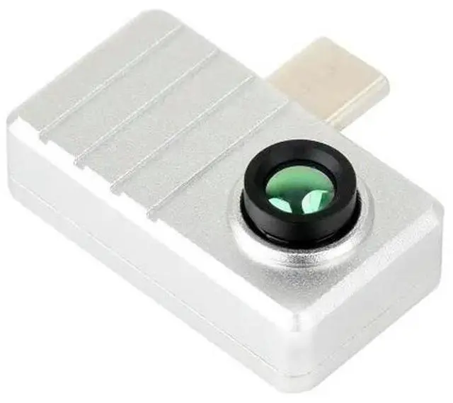 Main image of Waveshare phone IR Thermal Imaging Camera (B), Type-C Port,Plug And Play,Options for 45° / 90° FOV,Aluminum Alloy Case