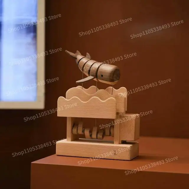 Alt view image 2 of 3 - For Whale Creative Handmade Wood Products, Tabletop Ornaments, Gifts, Handicrafts