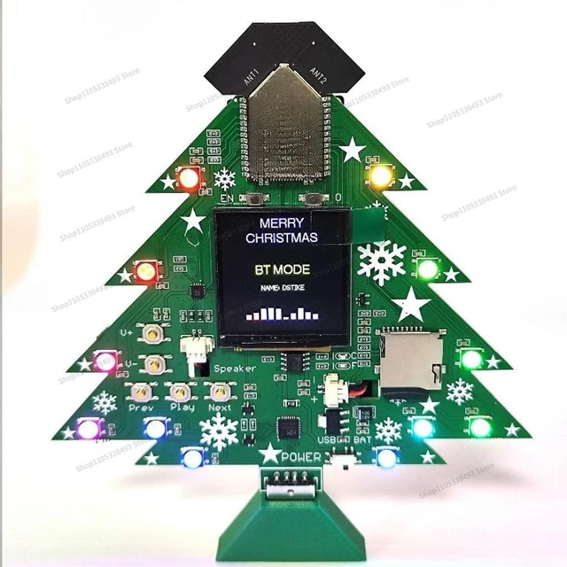 Alt view image 3 of 3 - For Christmas Tree MP3 Player & Bluetooth Speaker, Limited Edition ESP32-Wroom-DA Development Board