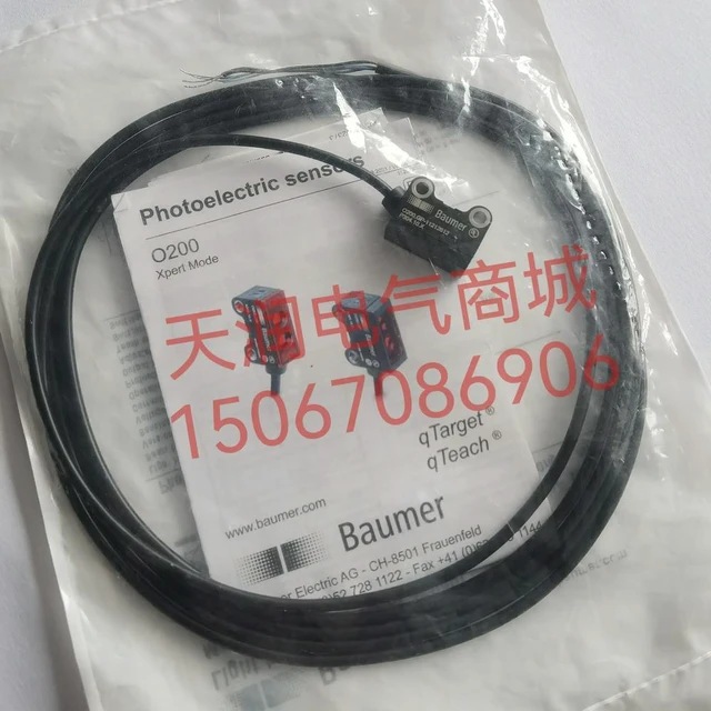 Alt view image 2 of 3 - Baumer Photoelectric Sensor O200.GP-11216605 O200.GP-11212612