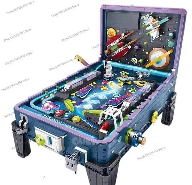 Main image of For Pachinko Game Machine Building Block Table Nostalgic Creative Assembly Boy and Girl Model