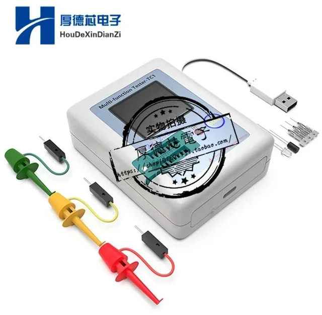 Alt view image 2 of 3 - LCR-TC1 T7T4 Transistor MOS Transistor Tester Graphical Capacitance Inductance ESR Table