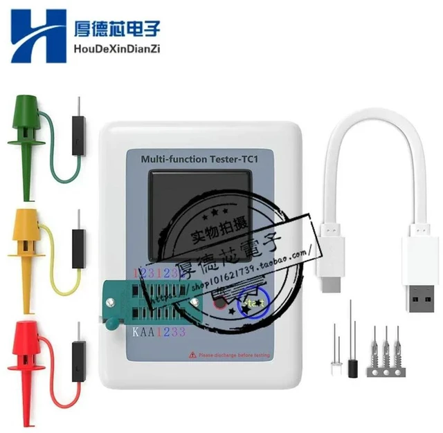 Main image of LCR-TC1 T7T4 Transistor MOS Transistor Tester Graphical Capacitance Inductance ESR Table