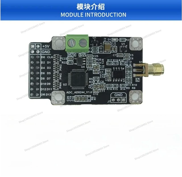 Alt view image 3 of 3 - For AD9244 Module 14-bit Parallel High-speed ADC Data Collection