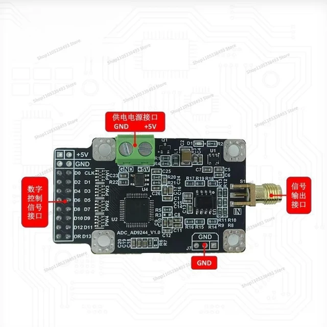 Main image of For AD9244 Module 14-bit Parallel High-speed ADC Data Collection