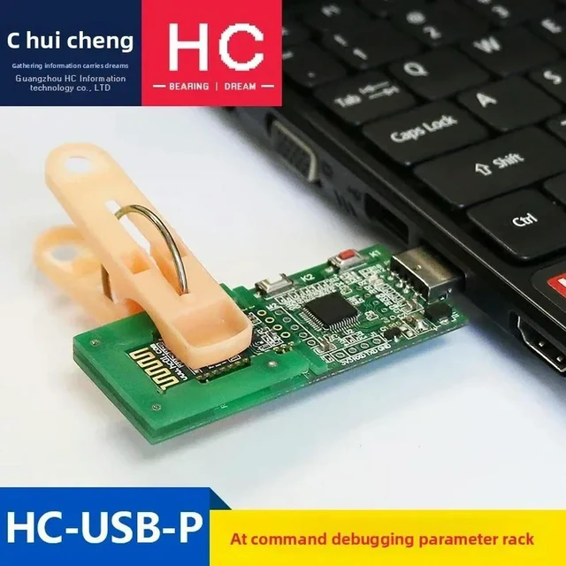 Main image of HC-USB-P USB-TTL Parameter Rack Bluetooth Module AT Command Setting Adapter Board Test Rack