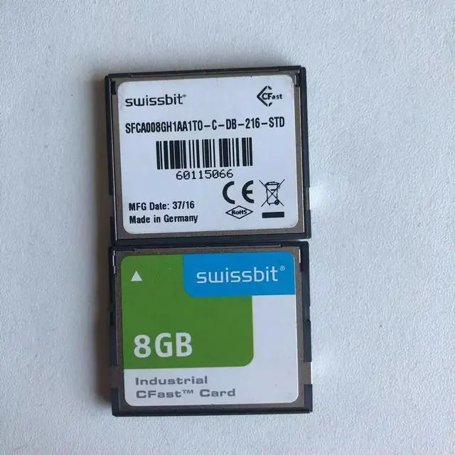 Alt view image 3 of 3 - SWISSBIT cfast 8g industrial grade SLC flash memory card CNC machine SFCA008G system card