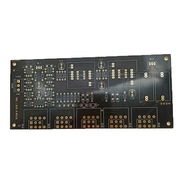 Alt view image 3 of 3 - HiFi-level High, Medium and Low Left and Right Channel Balanced Three-band Tone Preamplifier TBC Pad Is Gold-plated on Both Side