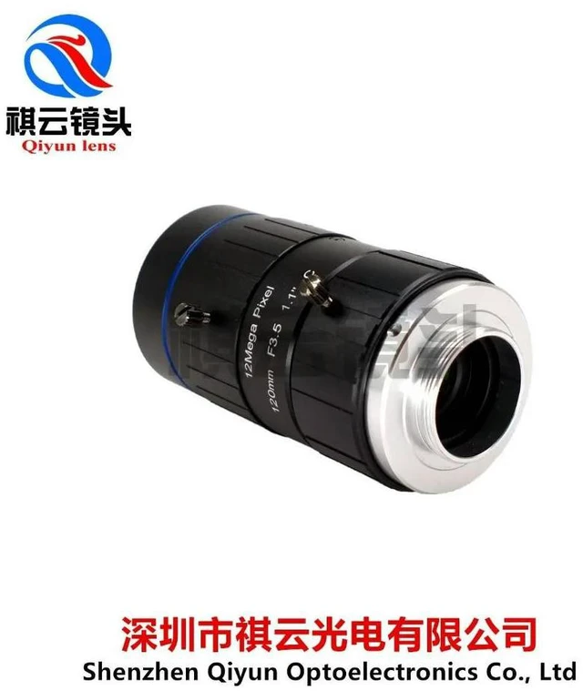 Alt view image 2 of 2 - 120mm Industrial Lens C-mount 12mp 1.1-inch Machine Vision Industrial Camera Telephoto Surveillance Lens