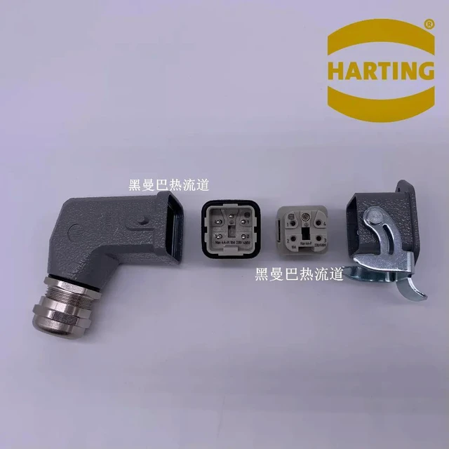 Main image of HARTING Heavy-duty Connector Aviation Plug HAN 4A-MF 5-core 4-core 5-pin Wain