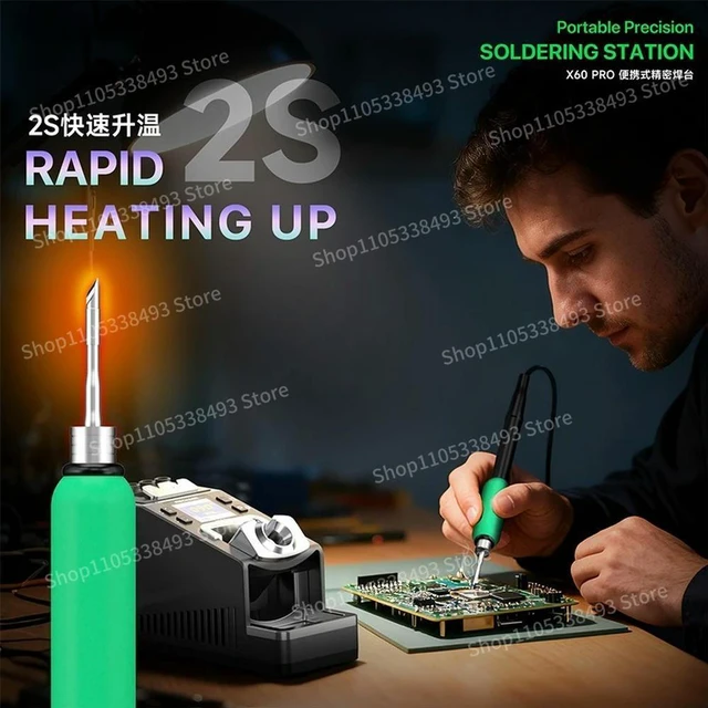 Alt view image 2 of 3 - For Precision Welding Table 2 Seconds Fast Heating Compatible with Two Handles