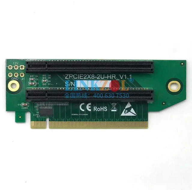 Main image of 2U1x16 To 2PCIE16X To X8PCI-E1 Split 2 Split Protocol Requires The Main Board To Be Compatible with X16 Adapter Card Steering