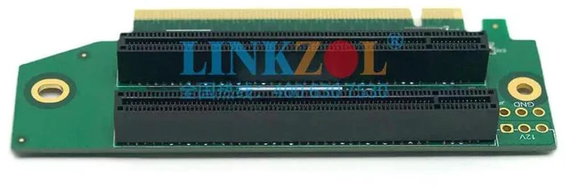 Alt view image 3 of 3 - 2U1x16 To 2PCIE16X To X8PCI-E1 Split 2 Split Protocol Requires The Main Board To Be Compatible with X16 Adapter Card Steering