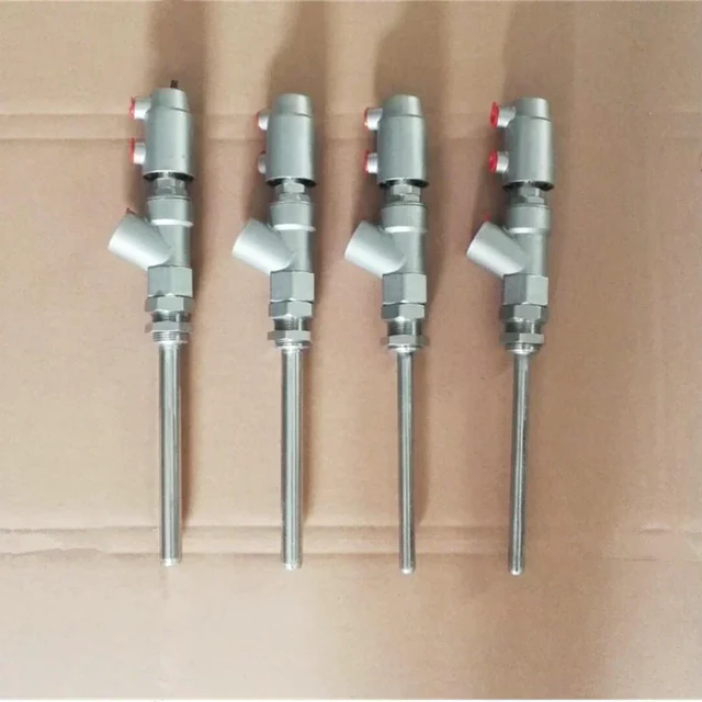 Main image of Factory Direct Glass Water, Antifreeze Filling Head Stainless Steel 304 Anti-drip 4 Minute Pneumatic Filling Angle Valve
