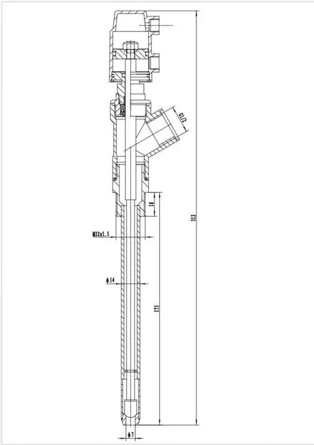 Alt view image 3 of 3 - Factory Direct Glass Water, Antifreeze Filling Head Stainless Steel 304 Anti-drip 4 Minute Pneumatic Filling Angle Valve