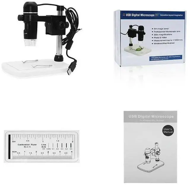 Main image of High definition 5 million pixel USB digital microscope, electron microscope