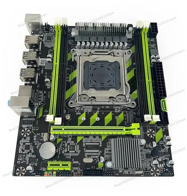 Alt view image 3 of 3 - For X79G 2011 DDR3 Desktop X79 Main Board ECC Support E5 2630 2650 2660v2