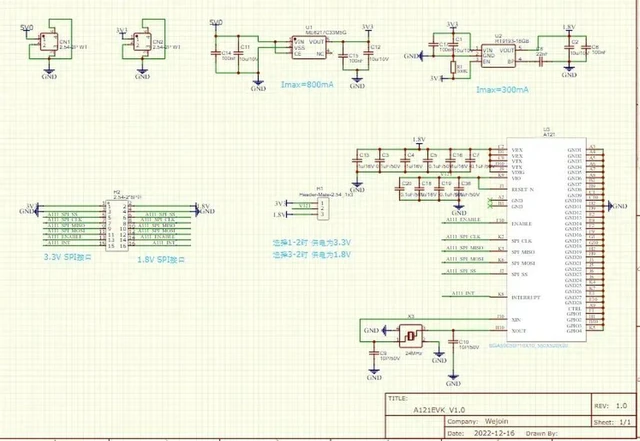 Alt view image 3 of 3 - Accelerator PCR Radar Sensor A121 Chip Development Board Demo Board Radar Level Gauge Level Gauge