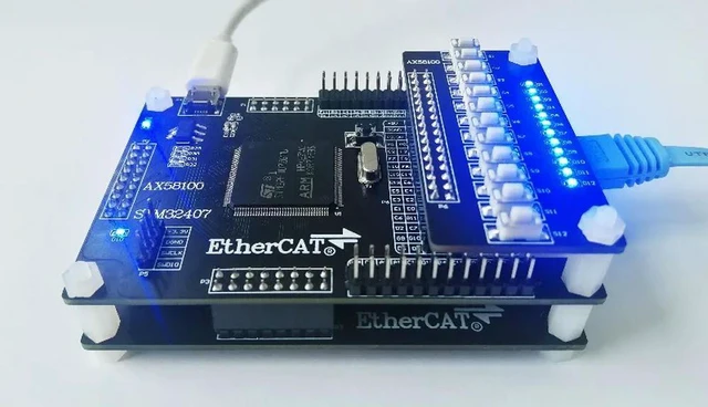 Alt view image 2 of 3 - AX58100 AX58100 Slave Station AX58100 Development Board EtherCAT Slave Station 32IO CIA402