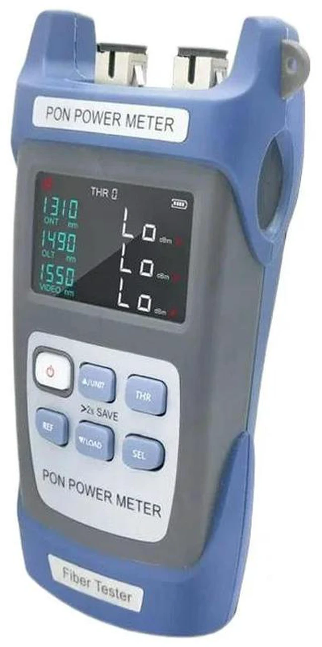 Alt view image 2 of 3 - Pon Optical Power Meter Tester Broadband Installation and Maintenance Handy Gadget Optical Fiber Tester