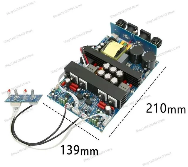 Main image of For IRS2092 High-power HIFI Fever, Two-channel Digital Class D Power Amplifier Board