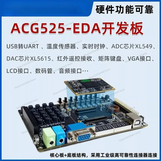 Alt view image 3 of 3 - For GW5A 25K FPGA Development Board Teaching Board ACG525-EDA