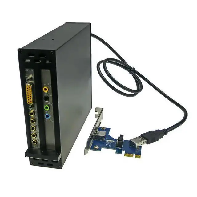 Alt view image 3 of 3 - PCI-e To PCI Adapter Card Pci Slot Expansion Adapter Box Converter for Control Capture Sound Card