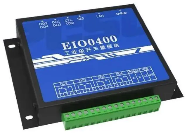 Main image of IPCSUN Remote IO 4-way Network Relay Switching Quantity Acquisition Module 1-way Serial Port 485 Industrial Ethernet Controller
