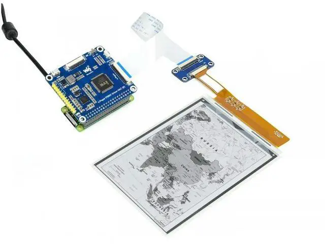 Alt view image 3 of 3 - Waveshare 6inch HD e-Paper HAT 1448×1072 High Definition E-Ink Display HAT Black/White 16 Gray Scale